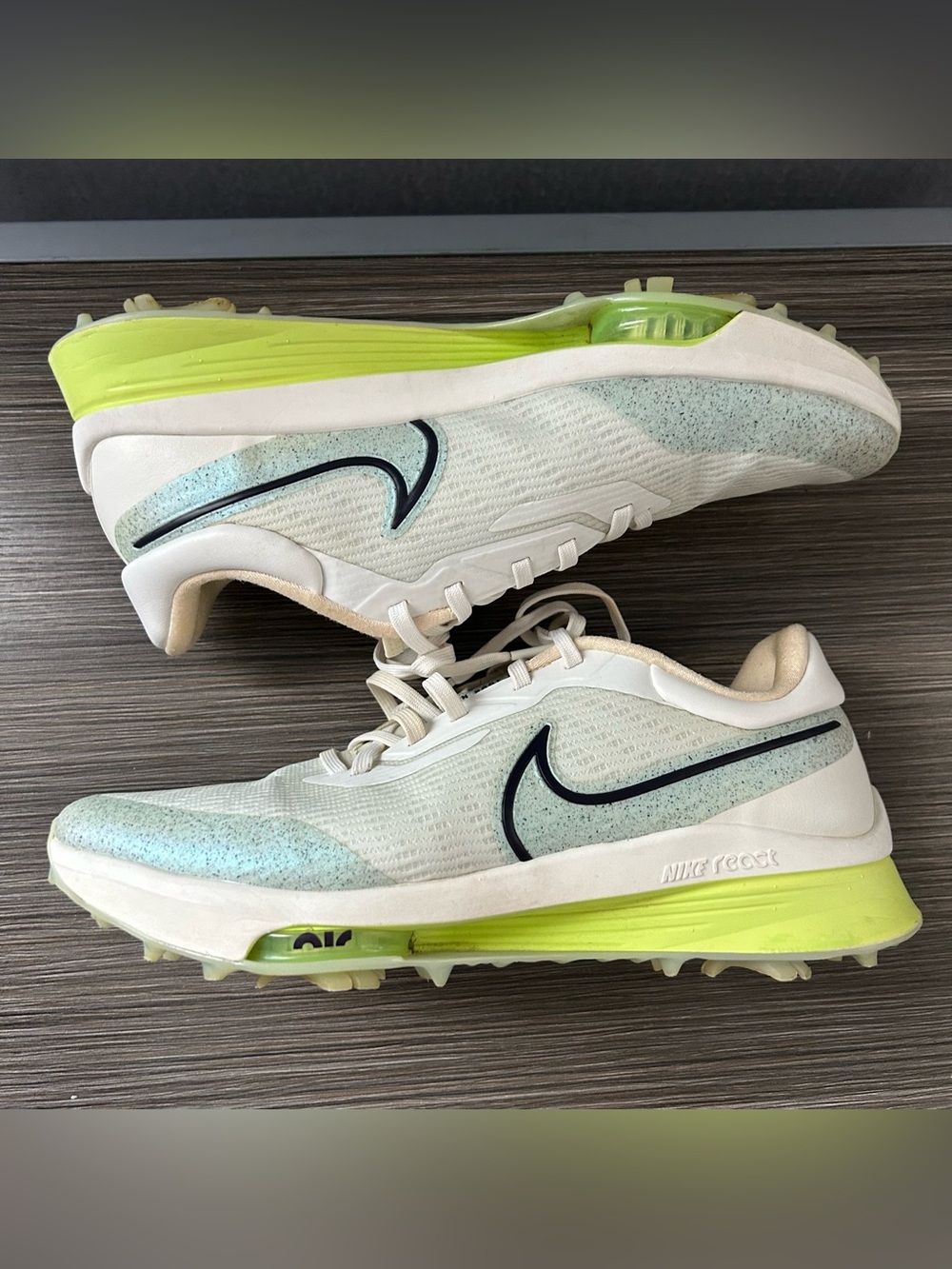 Nike Air Zoom Infinity Tour NEXT% Golf shoes Men’s US 10 white/green